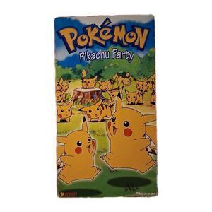 Pokemon: Pikachu Party  (1998) - VHS Video  - Cartoon/Anime - RARE